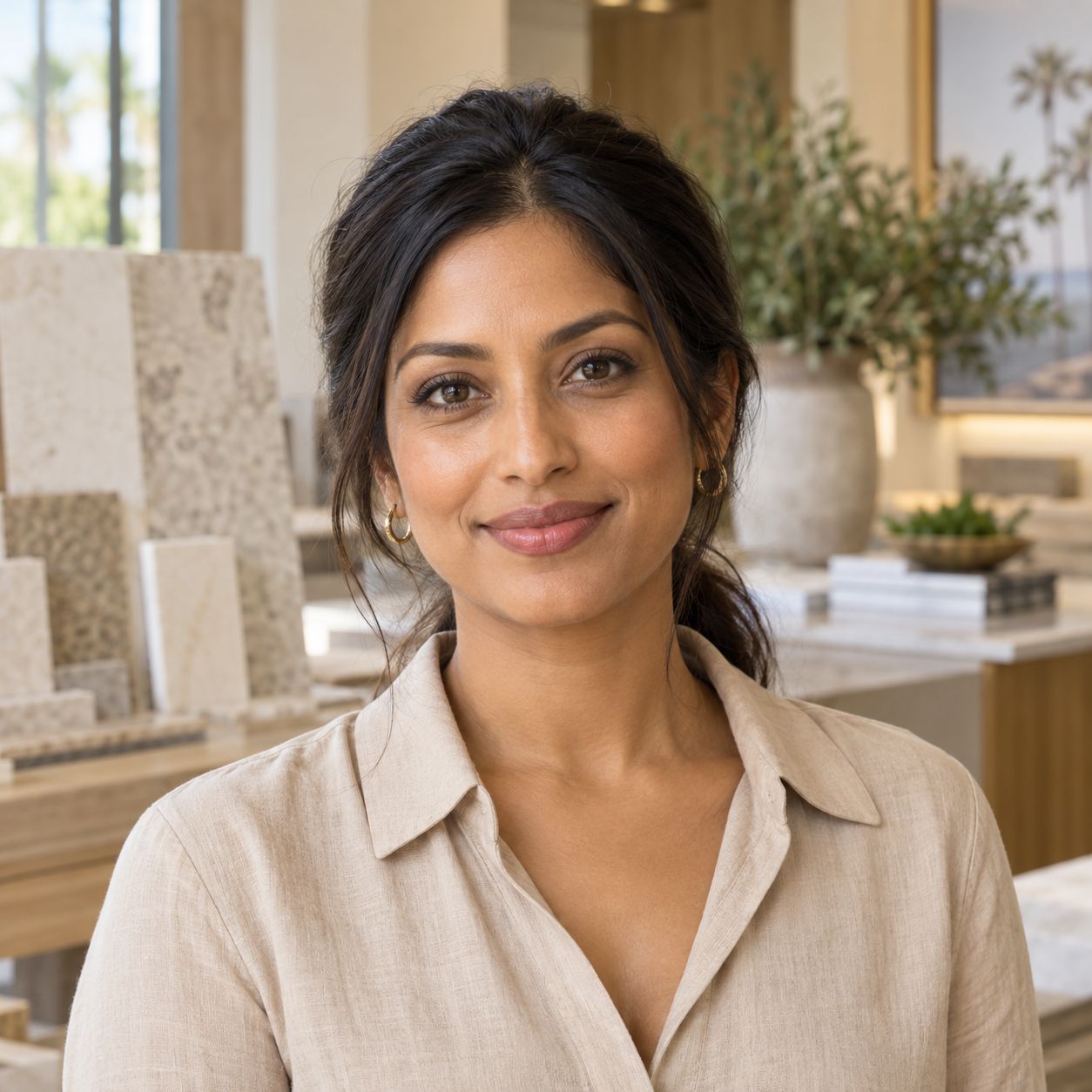 Portrait of Maya Patel, virtual design host