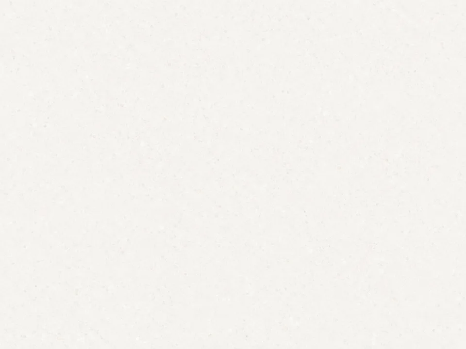 Pure White engineered quartz with a near-white surface.